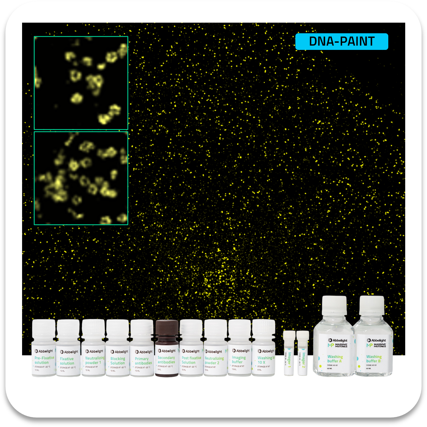 Abbelight massive photonics smart dna-paint kit clathrin atto655